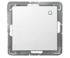 Ospel Skambučio mygtukas p/t IMPRESJA 10A/250V/maks. 3520W baltas