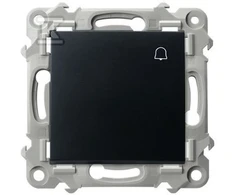 Ospel Ospel Szafir ŁP-6Z/m/33 "varpelis" metalinis juodas jungiklis