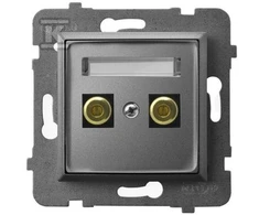 Ospel ARIA Vieno garsiakalbio lizdas, matinis pilkas GGN-1U/m/70