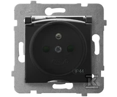 Ospel GN.1-KR.Z/U IP44 TRANS.Juodas M.ARIA