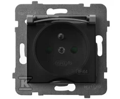 Ospel GN.1-KR.Z/U IP44 TRANS.GRAY Matinis ARIA