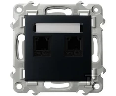 Ospel SZAFIR Lizdas telefonas dvigubas nepriklausomas juoda metalinis GPT-2ZN/m/33