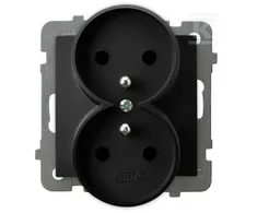 Schneider Electric Ospel GN.2-KR.Z/U JUODA MAT AS