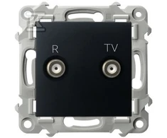 Ospel RTV lizdas Ospel Szafir GPA-10ZPZ/m/33 galas 10dB juodas metalas