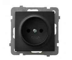 Ospel Ospel Kaip vienas lizdas GP-1G/m/33, metalinis juodas