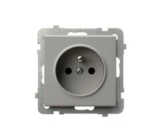 Ospel GP-1RZ/m/82 SONATA Vienvietis lizdas su įžeminimu kašmyrui GP-1RZ/m/82