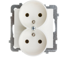 Ospel GP-2RRZ/m/27 SONATA Dvigubas lizdas su/be ekru GP-2RRZ/m/27