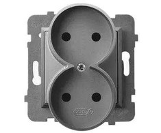 Ospel GP-2UR/m/70 ARIA Dvigubas lizdas, matinės pilkos spalvos GP-2UR/m/70