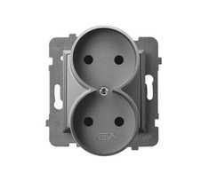 Ospel GP-2UR/m/70 ARIA Dvigubas lizdas, matinės pilkos spalvos GP-2UR/m/70