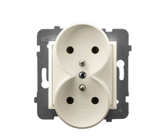 Ospel GP-2URZ/m/27 ARIA Dvigubas lizdas su/be ekru GP-2URZ/m/27