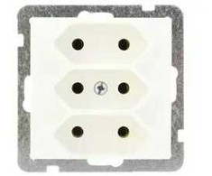 Ospel GP-3G/m/27 AS Trigubas lizdas b/u 2.5A EURO ecru GP-3G/m/27