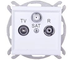 Ospel GPA-RS/m/75 SONATA RTV-SAT lizdas, baltas matinis GPA-RS/m/75