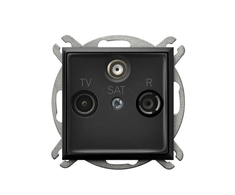 Ospel GPA-US/m/33 ARIA terminalo RTV-SAT lizdas, juodos spalvos metalinis GPA-US/m/33