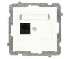 Ospel GPK-1G/K/m/27 AS Viengubas kompiuterio lizdas RJ45 cat.5e MMC ecru GPK-1G/K/m/27