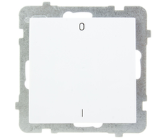Ospel ŁP-11G/m/00 AS Dviguba jungtis, balta ŁP-11G/m/00