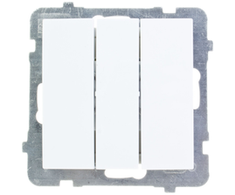 Ospel ŁP-13G/m/00 AS Triguba jungtis, balta ŁP-13G/m/00