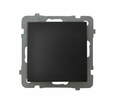 Ospel ŁP-1G/m/33 AS Vienpolis jungiklis, juodas metalinis ŁP-1G/m/33