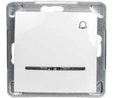 Ospel Skambučio mygt./apšv. p/t IMPRESJA 10A/250V/maks. 3520W baltas