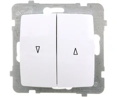 Ospel ŁP-7S/m/00 KARO Užrakto jungiklis balta ŁP-7S/m/00