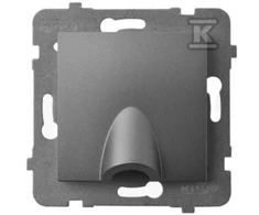 Ospel Ospel Aria GPPK-1U/M/70 kabelio jungtis, matinė pilka