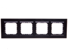 Ospel R-4RGC/32/25 SONATA Keturgubo rėmo juodas stiklas / juodas R-4RGC/32/25