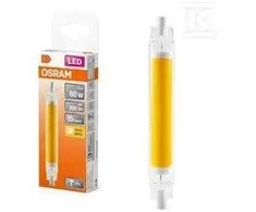 Osram 8W LED lemputė SLIM LINE, R7s, skaidri, 2700K