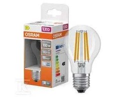 LED lemputė OSRAM Filament,E27, A100,klasikinės formos, 11W, 4000K, 1521lm,non-dim,skaidri