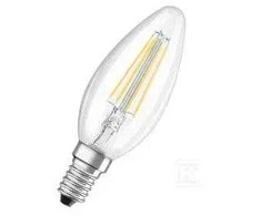 Šviesos diodų lemputė OSRAM STAR, LED, 4 W, atitinka 40 W, E14, 470 lm, 2700 K, 2 vnt.