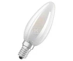 LED lempa Osram, B35, 4W, E14, 2700K, 470lm, matinė, 2 vnt