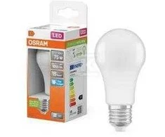 LED lemputė OSRAM, E27, A60, 10W (=75W), 6500K, 1055lm , non-dim, matinė