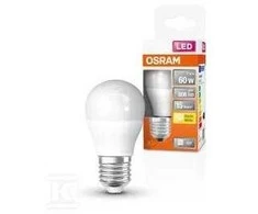 LED lemputė OSRAM, E27, P60, burbuliuko formos, 7W, 2700K, 806 lm, non-dim, matinė