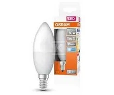 LED lemputė OSRAM, E14, B60, žvakės formos, 7W, 4000K, 806 lm, non-dim, matinė
