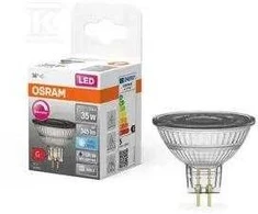 LED lemputė OSRAM SuperStar MR16, GU5.3, 5W, 4000 K, 36°, 345 lm, dimeriuojama, šaltai baltos sp.