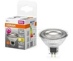 LED lemputė OSRAM Star MR16, GU5.3, 8W, 2700 K, 36°, 621 lm, dimeriuojama, šiltai baltos sp.