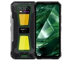 Oukitel WP58 Pro 6,7" Išmanusis telefonas Dual SIM Android 15 5G USB Type-C 8 GB 512 GB 10000 mAh Juodas, Žalias