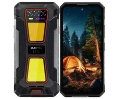 Oukitel WP58 Pro 6,7" Išmanusis telefonas Dual SIM Android 15 5G USB Type-C 8 GB 512 GB 10000 mAh Juodas, Oranžinė