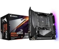 Gigabyte B550I AORUS PRO AX pagrindinė plokštė AMD B550 AM4 lizdas Mini-ITX