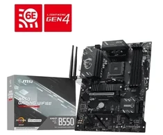 MSI B550 GAMING WIFI6E pagrindinė plokštė AMD B550 AM4 lizdas
