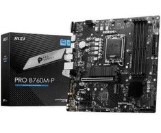 MSI PRO B760M-P Intel B760 LGA 1700 micro ATX pagrindinė plokštė