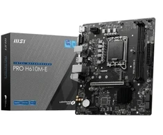 Pagrindinė plokštė MSI PRO H610M-E płyta główna Intel H610 LGA 1700 micro ATX