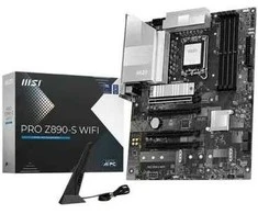 MSI PRO Z890-S WIFI pagrindinė plokštė Intel Z890 LGA 1851 (Socket V1) ATX