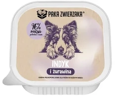 PAKA ZWIERZAKA kalakutiena and cranberries – drėgnas ėdalas šunims – 150g