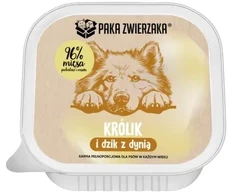 PAKA ZWIERZAKA triušiena and boar with pumpkin – drėgnas ėdalas šunims – 150g