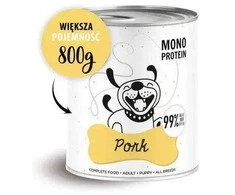 Šunų Maistas - PAKA ZWIERZAKA Pepe Kiaulienos Drėgnas Šunų Maistas 800g Be Gliuteno