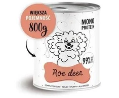 Šunų Maistas - PAKA ZWIERZAKA Pepe Elnių Šlapias Maistas 800g Be Grūdų