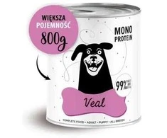 Šunų Maistas - PAKA ZWIERZAKA Pepe Veršienos Drėgnas Maistas 800g Be Glitimo