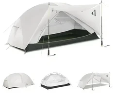 Palapinė mongar pro 2 20d cnk2550ws037-light pilkas NATUREHIKE