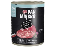 PAN MIĘSKO Pork su šerniena - wet dog food - 800g