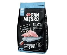 PAN MIĘSKO vištiena with trout S - dry cat food - 10kg