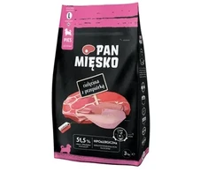 Ponas Mięsko Sausas maistas šuniukui Veršiena su putpele (šuniukas) traškučiai L 3kg